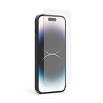 PureGear Maximum Clarity HD Tempered Glass Screen Protector for Apple iPhone 14 Pro (2022) 6.1", Full Coverage, Case Friendly Fit, Lifetime Replacement (Self Alignment Installation Tray included)