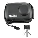 TELESIN Small Carry Case Lens Protector for DJI Action 5 Action 4 Action 3 Insta 360 Ace Insta360 Ace Pro Accessories, Mini Carrying Bag for DJI Osmo Action Selfie Stick Tripod Protective Accessory