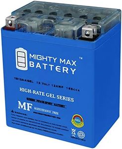 YB12A-AGEL - 12V 12AH 165 CCA - Gel SLA Power Sport Battery - Mighty Max Battery Brand Product (3838041)