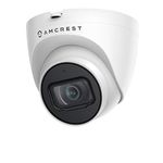 Amcrest 5MP Turret POE Camera, UltraHD Outdoor IP Camera POE with Mic/Audio, 5-Megapixel Security Surveillance Cameras, 98ft NightVision, 103° FOV, MicroSD (256GB), (IP5M-T1179EW-28MM)