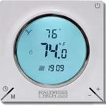 KALOR TECH Wi-Fi Smart Thermostat for Electric Baseboard Heaters, 120-240V Systems, Proprietary Wall Plate, LCD Fahrenheit Display, Compatible with Alexa, Google Home, Smart Life and Tuya App (829F)