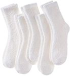 LINEMIN Womens Fuzzy Socks Cozy Flu