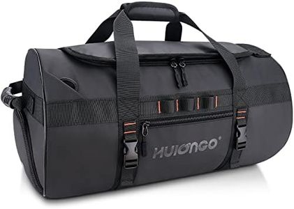 Hulongo Gym Bag Durable Sports Bag Mens Travel Bag 30L Holdall Duffle Bag Backpack with Shoe Compartment Waterproof Overnight Weekend Bag for Men Women