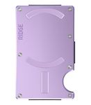 The Ridge Wallet for Men, Slim Wallet for Men - Thin as a Rail, Minimalist Aesthetics, Holds up to 12 Cards, RFID Safe, Titanium Wallet with Money Clip, Lavender (Magsafe), Slim, Cash Strap