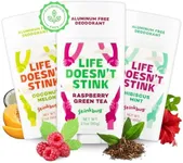 Natural Deodorant By Stinkbug, All Natural Deodorant with Coconut Oil and Natural Scents, Summer Variety Scents 3 Pack