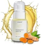 Liyalan Turmeric & Citrus Lemon Facial Serum, Natural & Organic Moisturiser for Dry & Sensitive Skin, Anti-Acne Treatment with Vitamin E & A