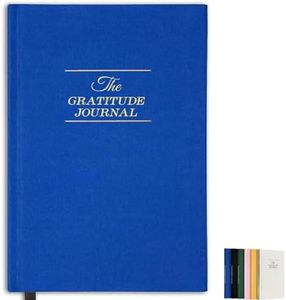 ZKAYX Journal Gratitude Journal A Daily Mindfulness Journal for Self-Reflection and Happiness | Guided Prompts | Inspire Wellness and Growth (BLUE)