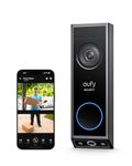 eufy Security Video Doorbell E340 Dual Cameras with Delivery Guard 2K Full HD Wireless Video Doorbell Camera, Wired or Battery Powered,Colour Night Vision,6500 mAh Rechargeable Battery,No Monthly Fee