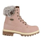 Lugz Women's Empire Hi Fur Fashion Boot, Soft Pink/Bone/Gum, 9