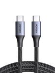 UGREEN 240W USB C to USB C Cable PD 3.1 USB C Cable 48V 5A Fast Charge Nylon Braided USB 2.0 Type C Cord Compatible with MacBook Pro Air, iPhone 15, iPad Pro, Galaxy S23 S22 A54, XPS 13 15, 6ft