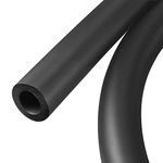 sourcing map Foam Tubing, 20mm ID 30mm OD 2m Length Tube Covers for Handle Grip Support Pipe Insulation, Black