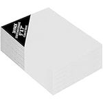 Belle Vous Blank Canvas (24 Pack) - 13 x 18cm (5 x 7 inches) - Small Pre Stretched Canvas Panel Boards - Suitable for Acrylic and Oil Painting Also for Sketching and Drawing