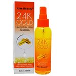 Kiss Beauty 24K Gold Makeup Fix Spray with vitamin E 2064 with Free Adbeni Kajal Worth Rs. 125