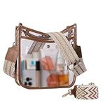 CLUCI Clear Purse,Clear Bag For Sta