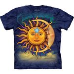 The Mountain Men's Sun Moon T-Shirt, Blue/Purple, X-Large