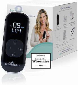 BabyBuddha Breast Pump 2.0 - Primary & Portable w/ 3 Modes & 21 Levels of Control (Soft Stimulation Mode) Electric Hands Free Breast Milk Pump - Hospital Grade Wearable Breast Pump (22-24mm Flange)