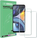 AOKUMA Tempered Glass for Motorola Moto G22 Screen Protector, [2 Pack] Premium Quality Guard Film, Case Friendly, Shatterproof, Shockproof, Scratchproof oilproof