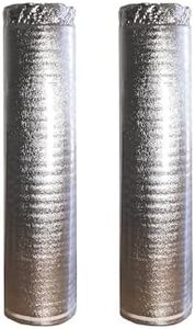 AMERIQUE 400SQFT 4TH Generation Luxury Platinum 2MM Thick Flooring Underlayment Padding 3-in-1 Heavy Duty Foam with Tape & Vapor Barrier