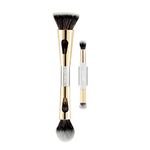 MARS 4 in 1 Travel Brush | With Ultra Soft Bristles | Face Powder Blending Brush | Dense and Fluffy brush