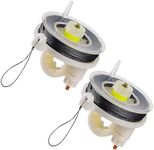 2 Pcs Kevlar Trip Wire on Reusable Reel (85ft),Trip Wire for Perimeter Trip Alarm 12 Gauge and Trip Wire Alarm Device,Kevlar Line for Camping Perimeter Alarm and Early Warning Security Trip Alarm