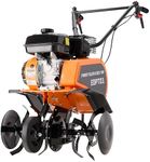 Gas Tiller Cultivator, 7HP 212CC 4-Stroke Garden Tiller with Forward/Reverse Gear Drive, Premium Steel Blades & Adjustable Height System - Ideal for Soil Cultivation, Heavy-Duty Garden Digging