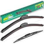 WINDSMILE 26" 20" 16" Windshield Wiper Blades Replacement for Dodge Grand Caravan 2008-2019 Premium All Weather Blade (3 of Set)