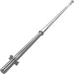 GYM MASTER 1" Diameter Standard Barbell with Spinlock Collars, Choice of Sizes - 7ft