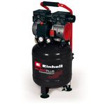 Einhell 24L Silent Air Compressor - 8 Bar, 116 PSI, 750W Oil-Free Service-Free Motor, 240V, Pressure Reducer, Safety Valve - TE-AC 24 Compressed Air Pump For Workshops, 3 Year Warranty