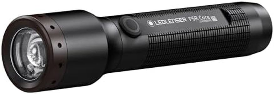 Ledlenser, P5R Core Rechargeable Flashlight, LED Light for Home and Emergency Use, Black