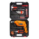 CHESTON Drill Tool Kit 550W 13mm Drill Machine For Home Use | Tool Kit For Home Use Multipurpose | Drill Kit with Variable Speed Set of - 36 Drill Bits, Hammer, Electric Pen, Measuring Tape, Box