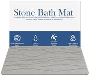 DAWNTREES Stone Bath Mat, Diatomace