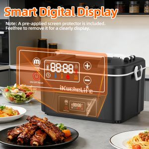 iKuchelife Heated Lunch Box 1.5L – Portable Electric Food Warmer