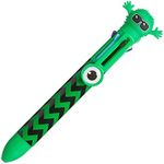 Tinc Multicolour Retractable Ballpoint Pen 6-in-1 Colour Ballpoint Pens for School Office Home | Green