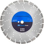 14" All Purpose Diamond Saw Blades for Concrete, Masonry, Stone, Pavers, 4-5/8" Cutting Depth, 1" Arbor