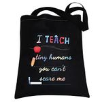 CMNIM I Teach Tiny Humans Preschool Teacher Gifts Tote Bag Kindergarten Teacher Appreciation Gifts Daycare Teacher Gifts (I Teach Tiny Humans Preschool Teacher tote)