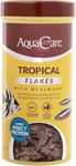 AquaCare Tropical Fish Food Flakes Complete and Varied Food for All Tropical Fish (90g)