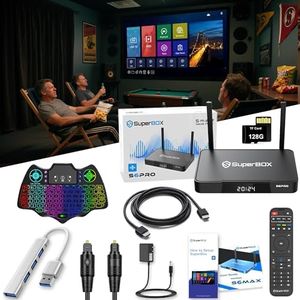 The Latest S-6 P-r0 Super Comes Standard with an Accessory Kits, Loaded to Capacity with Backlit Keyboard, Voice Remote, Easy Manual Instruction, Home Theater