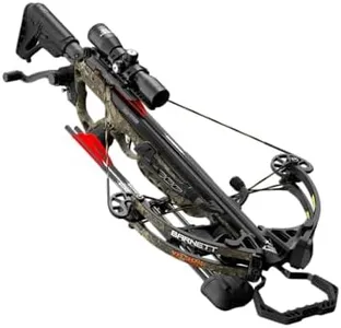 Barnett Expedition 385 Hunting Crossbow - Compact, Fast 385fps, Adjustable Butt Stock, Veil Camo, Triggertech Trigger, 4x32 Scope, Aluminum Flight Track, Headhunter Bolts, with CCD