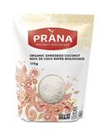 Prana Organic – Fine Shredded Coconut | Source of Fibre | KETO | Non-GMO, Gluten Free, Vegan Snack | No Added Sugars or Sulphites | 175g