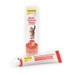 GimCat Multi-Vitamin Paste Extra - Cat snack with beta-glucans and omega 3 & 6 fatty acids for healthy cell protection - 1 tube (1 x 50 g)