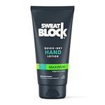 SweatBlock Antiperspirant Hand Lotion for Men & Women - Quick-Dry Hyperhidrosis Aid to Stop Excessively Sweaty Palms - Non-Irritating - Dermatologist Tested Formula - Travel Size 1.69 fl oz