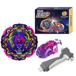 Hozuumo Bey Battling Tops, 4D Metal Fusion Fight Bey Burst Blade Set with B-184 Launcher, Spinning Set for Children Boys Girls B-206