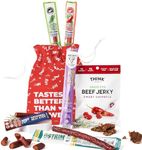 Beef Jerky Gift Bag for Adults: High-Protein Meat Treats for Men & Dad - Unique Snack Variety Pack for Any Occasion - Great Gift For Men