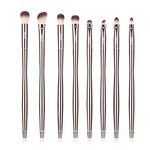 MSQ Eye Makeup Brushes Set, 8 Pieces Professional Cosmetics Brush, Eye Shadow, Concealer, Eyebrow,Nose Shader, Lip, Powder Liquid Cream Blending Brushes Set