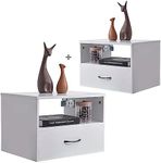 OBERICOL Floating Nightstand, Hangi