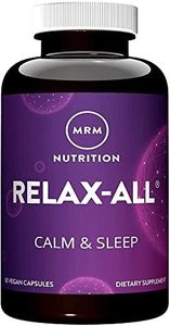 MRM Nutrition Relax-All® | Dietary Supplement for Better Sleep | with GABA, L-Theanine & Ashwagandha | Drug-Free, Non-Habit Forming | Non-GMO | Vegan + Gluten Free | 15 Servings