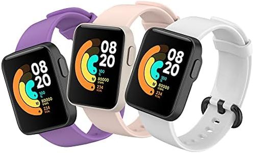 BDIG 3 Pcs Correas Compatible para Xiaomi Mi Watch Lite/Redmi Watch, Mi Watch Lite Pulsera Colorido Suave Silicona Reloj Recambio Brazalete Impermeable Correa para Redmi Watch/Xiaomi Mi Watch Lite