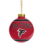 FOCO NFL Glass Ball Ornament - Limited Edition Christmas Ball Ornament - Show Your Team Spirit with Officially Licensed Fan Gear (Atlanta Falcons)