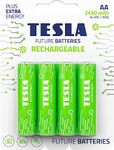 AA Rechargeable Battery (HR06, Pencil Battery, Blister) Pack of 4