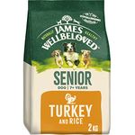 James Wellbeloved Complete Dry Senior Dog Food Turkey and Rice, 2 kg